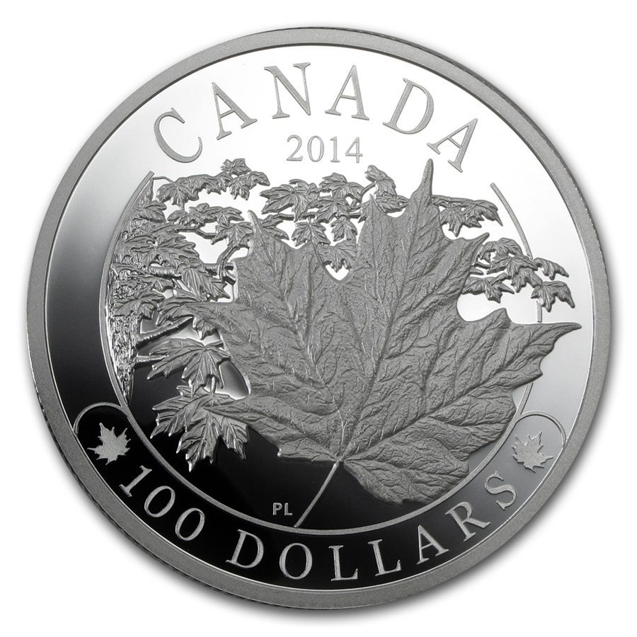 silver canadian maple leafs are available at houston gold merchants